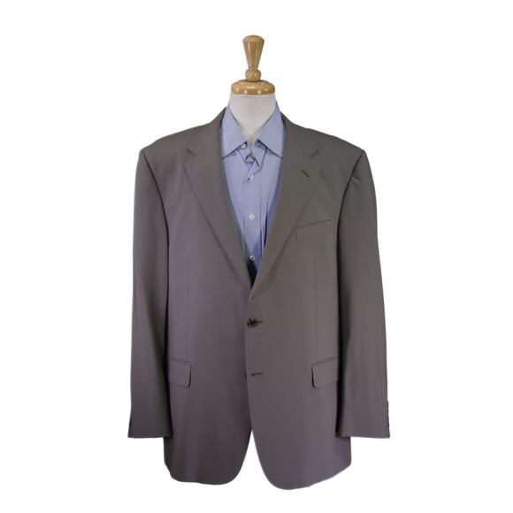 Hickey Freeman Lindsey Light Taupe Wool Blazer Jacket Men's 46R - Picture 1 of 9